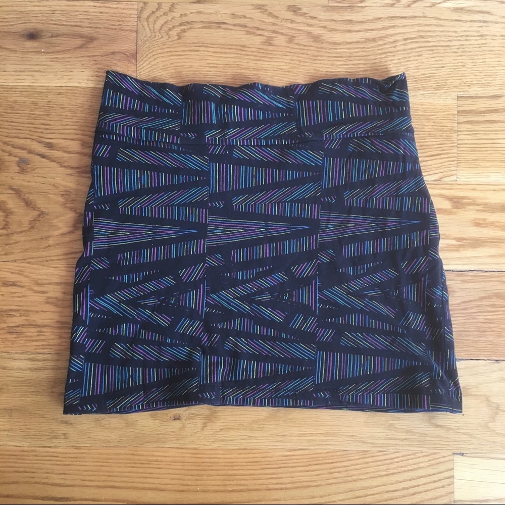 Print Mini Skirt
